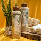 RUUFE Rosemary shampoo and conditioner (2 pack) shampoo de romero anyeluz y acondicionador with onion extract, hyaluronic acid and rosemary inside Shampoo de romero y acondicionador de romero anyeluz
