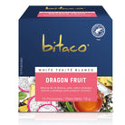 Té de hierbas (30 bolsitas de té) té de hierbas bitaco Dragon Fruit English Breakfast Tea y Earl Grey Supreme Aromaticas Colombianas Té blanco, piña, pitahaya, té negro, biche de mango y sabor natural de bergamota food