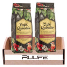 Quindio Bean Cafe Quindio Gourmet Whole bean Coffee 2 pack (500gr - 17.6oz) Whole Bean 100% Colombian Arabica Coffee, Artisanal Cultivation Single Estate Coffee (Ground 17.6oz)