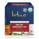 Té de hierbas (30 bolsitas de té) té de hierbas bitaco Dragon Fruit English Breakfast Tea y Earl Grey Supreme Aromaticas Colombianas Té blanco, piña, pitahaya, té negro, biche de mango y sabor natural de bergamota food