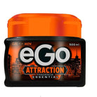 hair gel for men ego (2 Pack) 16.9 fl oz (500ml) each ego gel for men ego attraction gel for men gel ego para hombres Hair ego gel for men gel ego atraccion para hombres para hombres tapa naranja gift for men (2 pack)