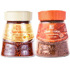 Juan Valdez (Pck of 2) Vanilla Cinnamon & Dulce de Leche Flavor Instant Coffee Freezed Dried (95gr/3.3 Oz) Café Juan Valdez Soluble Liofilizado de VaniCanela Colombian Coffee cafe colombiano