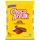 Chocobreak a Colombian Chocolate Candy filled with creamy fruit punch flavor - Bag of 50 pieces dulce colombiano online
