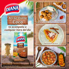 Coconut rice (3 Pack 500gr ea) Arroz de Coco Diana coconut rice flavored rice no artificial flavors or colors colombian food