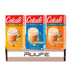 Colcafe Cappuccino Instant coffee (18 pck) Caramel Vanilla & hazelnut Cafe instantaneo colcafe cappuccino Vainilla Avellana y Caramelo