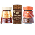 Juan Valdez Dulce de leche (Caramel) Vanilla Cinnamon and Classic Flavor Instant Coffee Freezed Dried (95gr/3.3 Oz) Café Juan Valdez instantaneo de arequipe vainilla canela y clasico