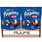 Marinela Pinguino (24 Pinguinos count - 2 pack) Pinguino Marinela Chocolate cupcake filled with delicious cream Mexican snack mexican candy mexican pinata food