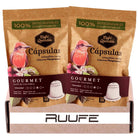Cafe Quindio Coffee Pods/Capsules 5.5g (2 pack 20 total) Arabic Colombian Roasted Coffee, Single State Coffee, compatibles with original Nespresso® machines. (Gourmet, 20 Pods)
