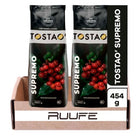 Tostao colombian coffee (2 Pack 16 oz ea) Supremo Tostao Cafe Colombiano Supremo roasted and ground coffee Strong Colombian Coffee