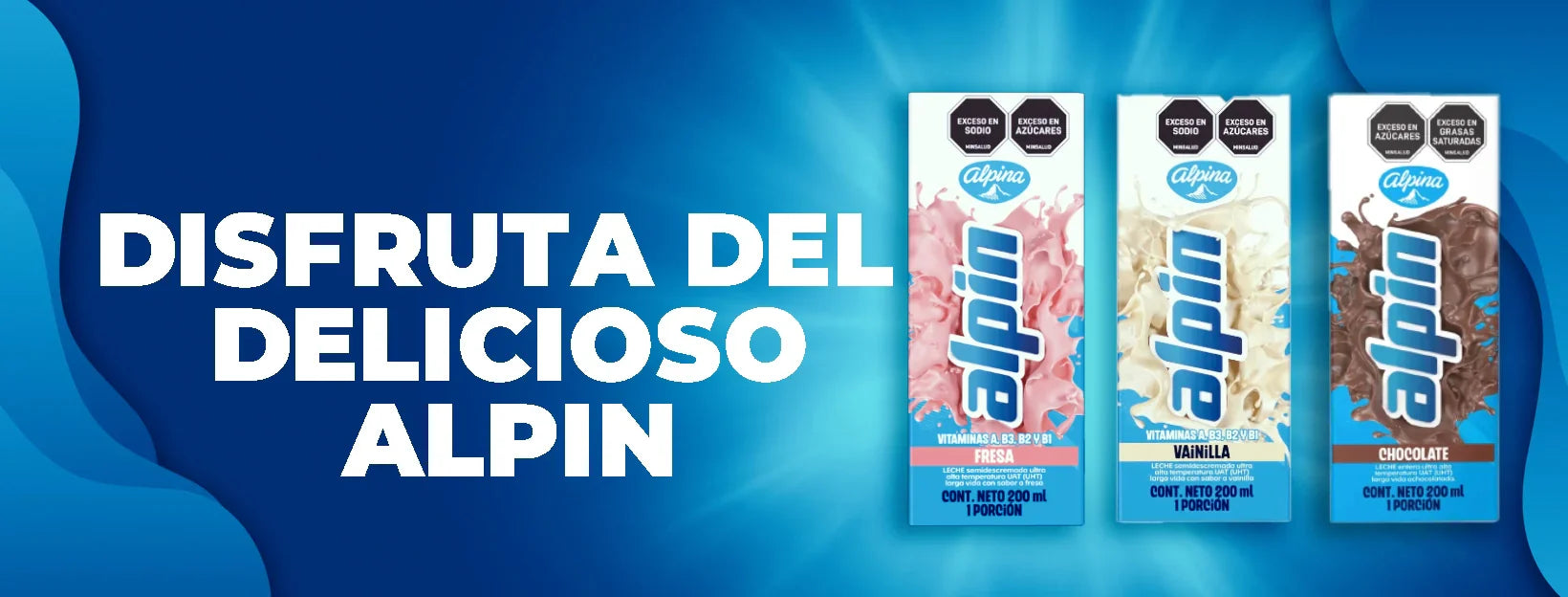 Disfruta los 3 Alpin: Chocolate, Vainilla y Fresa – La Leche que Acompaña Tus Aventuras