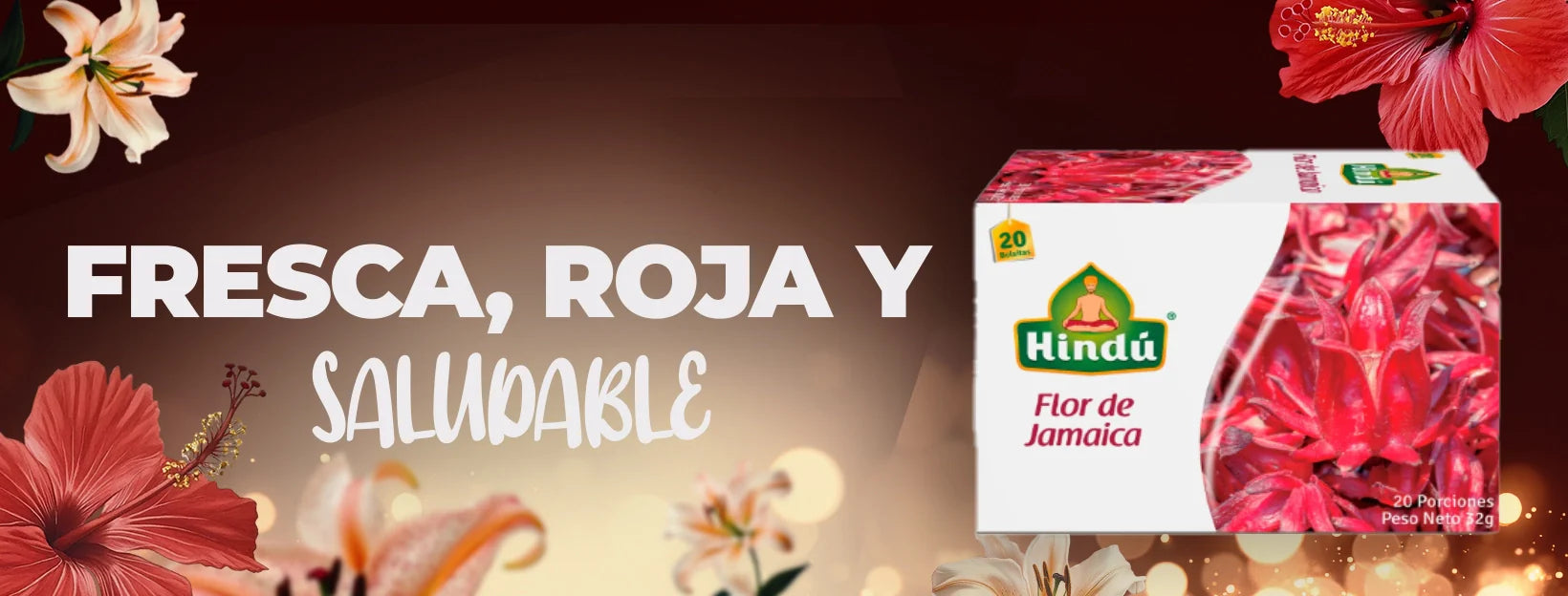 ✨ Aromática Hindú de Flor de Jamaica: un sorbo de bienestar natural 🌺🍵