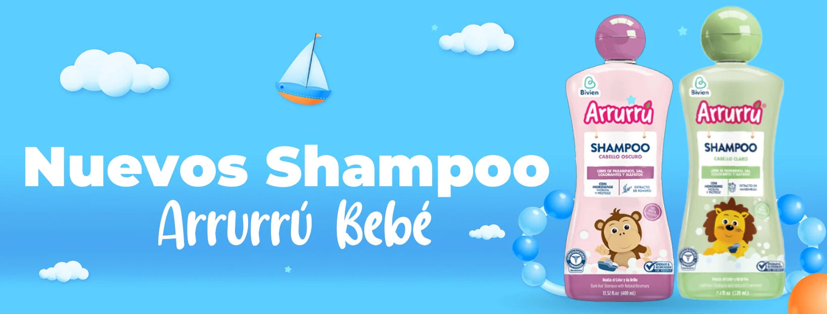 Nuevos Shampoo Arrurrú: cuidado tierno para cada tipo de cabello 👶🌼