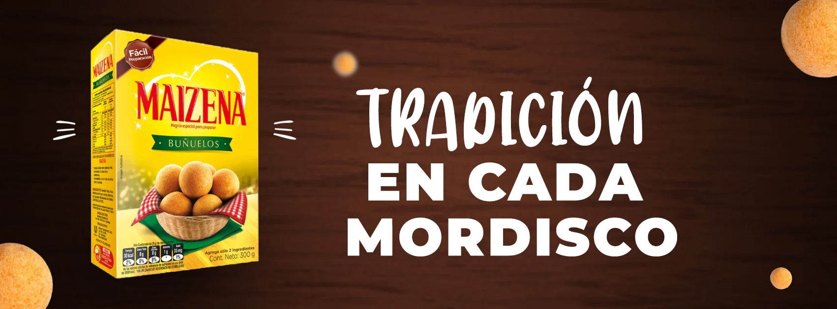 Mezcla para Buñuelos Maizena: tradición, sabor y cero complicaciones