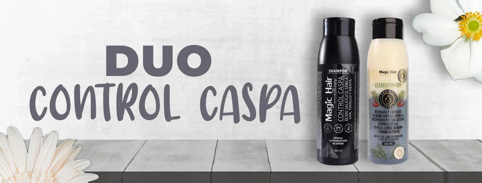 Dúo Control Caspa Magic Hair: equilibrio real desde la raíz