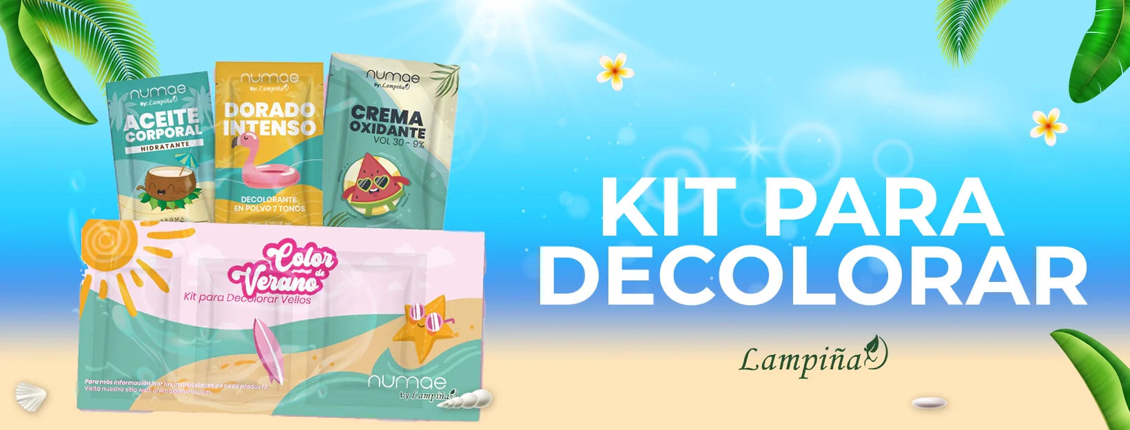 Kit para Decolorar Vellos Numae Lampiña