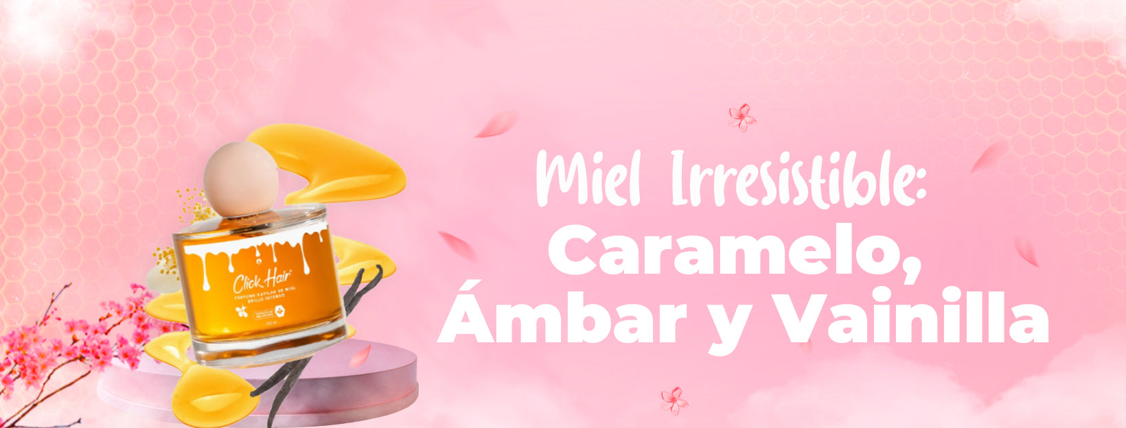 Perfume de Miel Click Hair: brillo, sedosidad y un aroma que enamora