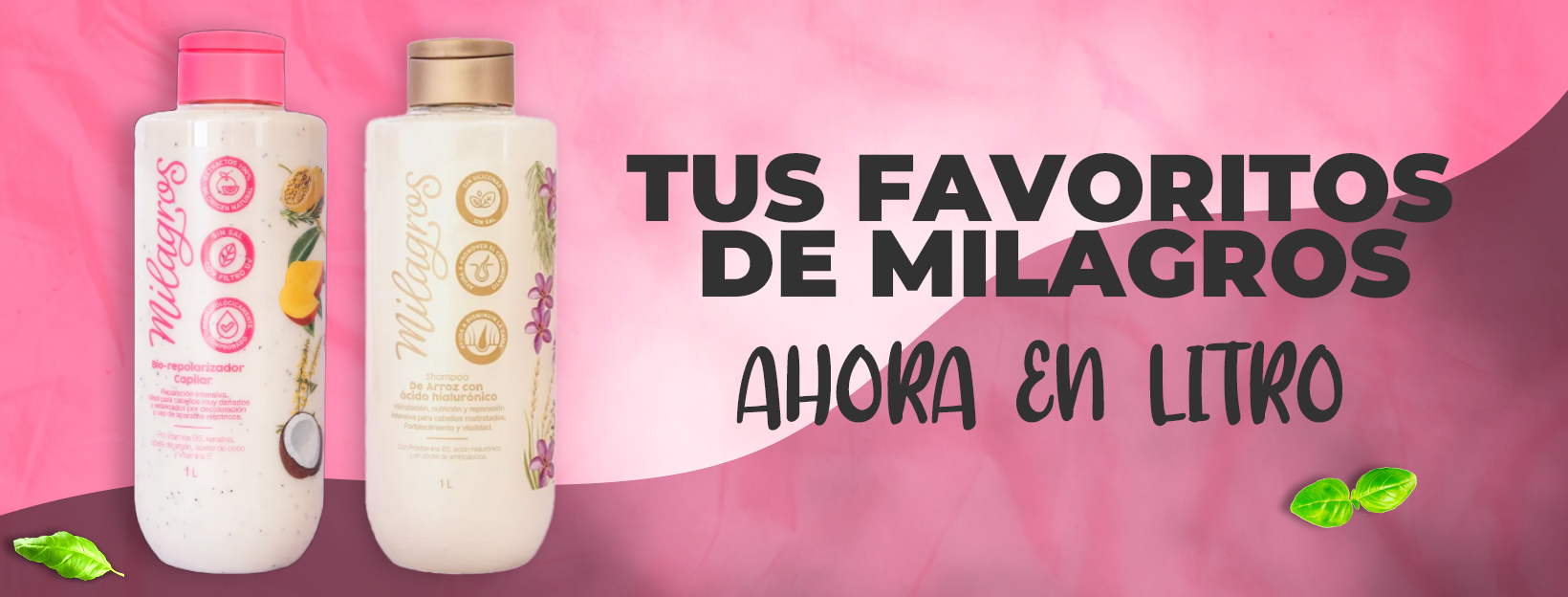 🌿 ¡Milagros ahora en tamaño 1 litro!