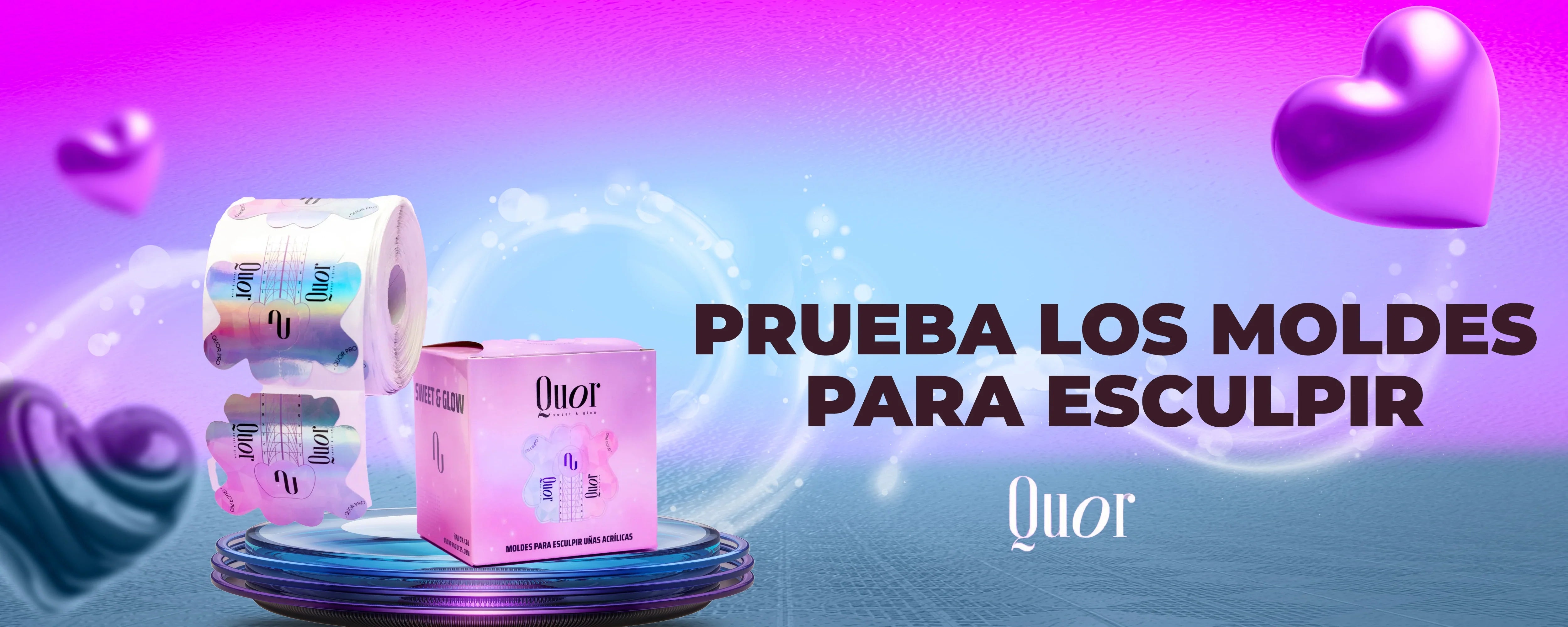 Moldes para esculpir Quor: precisión y calidad profesional para tus uñas
