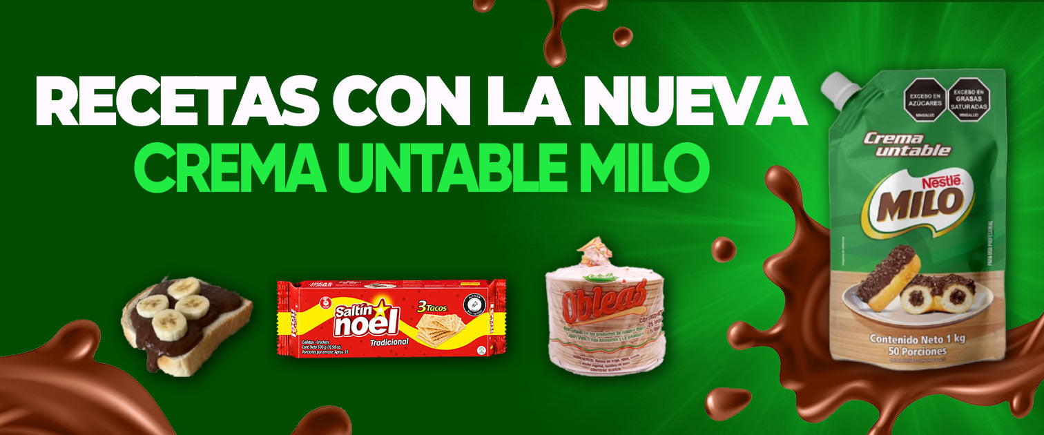 ¡La Nueva Crema Untable Milo Nestlé Ya Está en Ruufe! Descubre Recetas Deliciosas