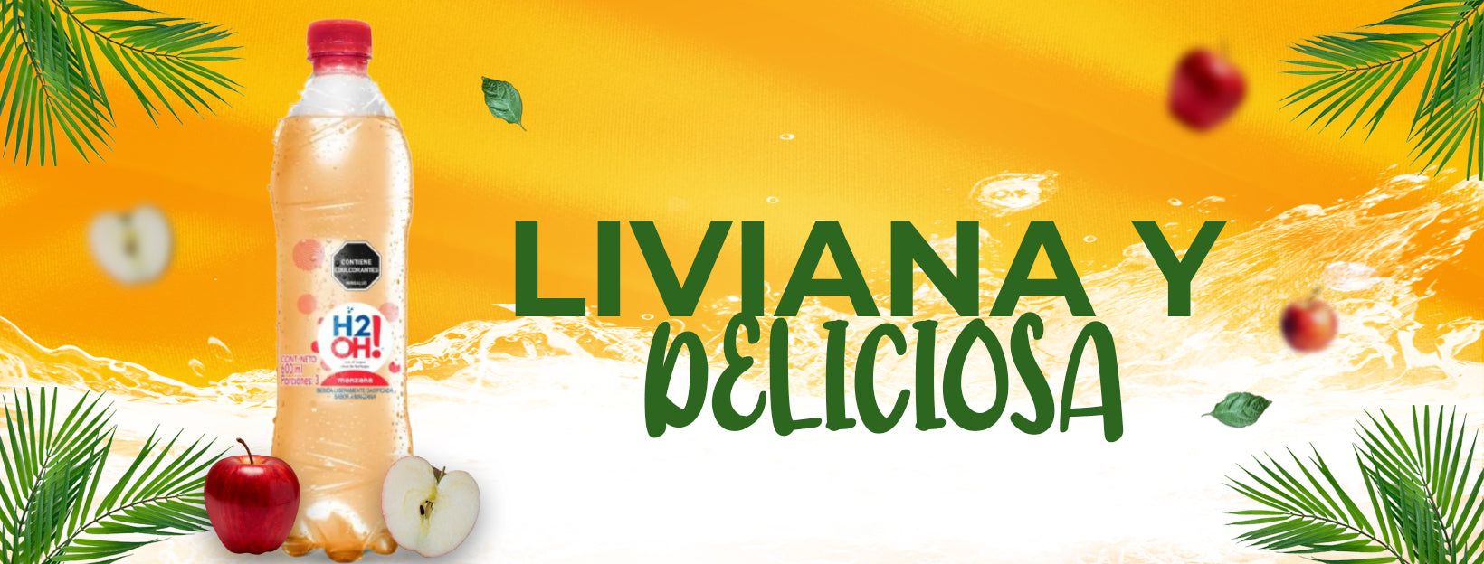 H2OH! Manzana: el sabor refrescante que alegra cada momento 🍏💦