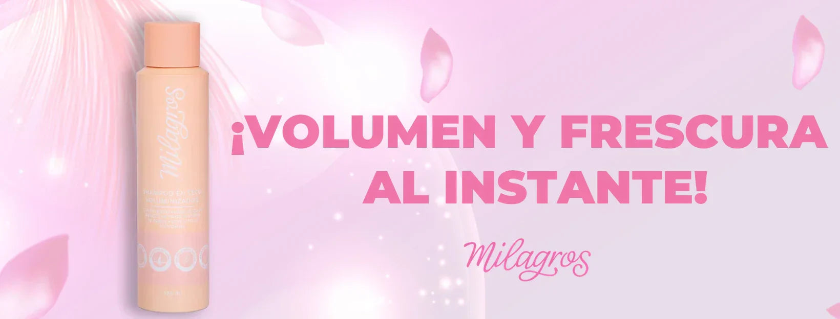 Shampoo en Seco Voluminizador de Milagros: ¡Volumen, Frescura y Brillo Instantáneo para Tu Cabello!