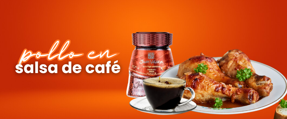Receta de Pollo en Salsa de Café Colombiano