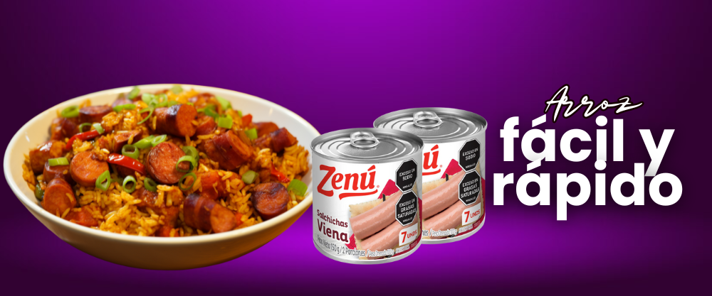 Arroz con Salchichas enlatadas: Receta fácil, deliciosa y 100% colombiana