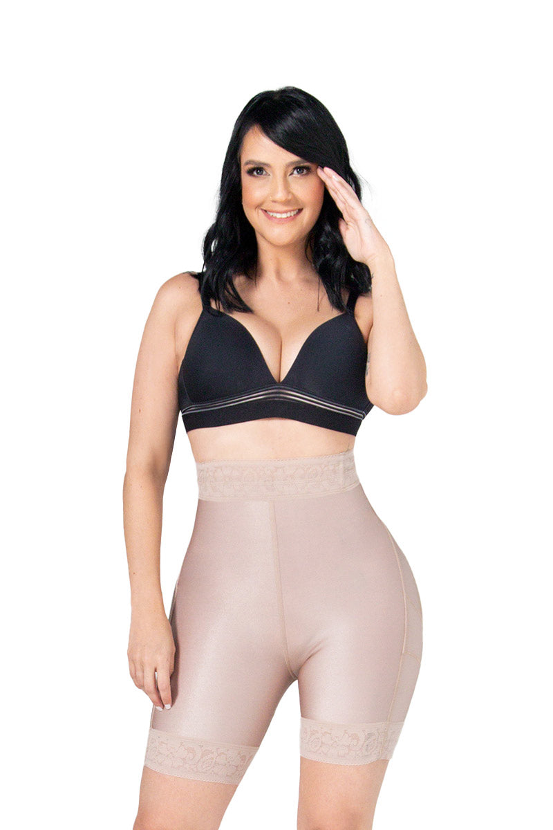 FAJITEX Short Levantacola Media Pierna Talle Alto Ref. 014580