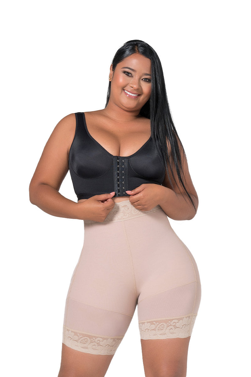 FAJITEX Short Levantacola Media Pierna Talle Alto Ref. 024580