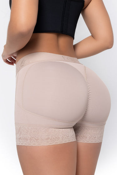 Fajitex Low Rise Butt Lifting Shorts Ref 024640 High Compression Shapewear Sculpting Curves
