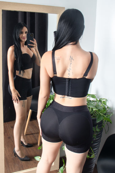 Fajitex Low Rise Butt Lifting Shorts Ref 024640 High Compression Shapewear Sculpting Curves
