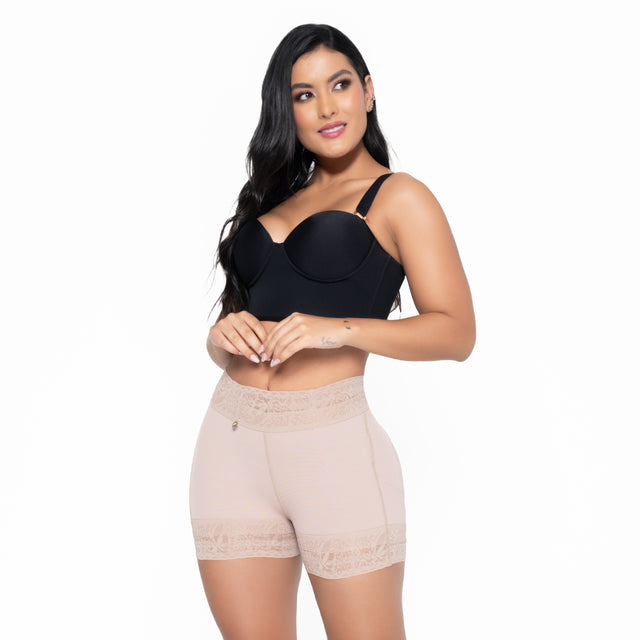 FAJITEX Mid Waist Butt Lifting Shapewear Shorts with Abdomen Control Ref. 024670