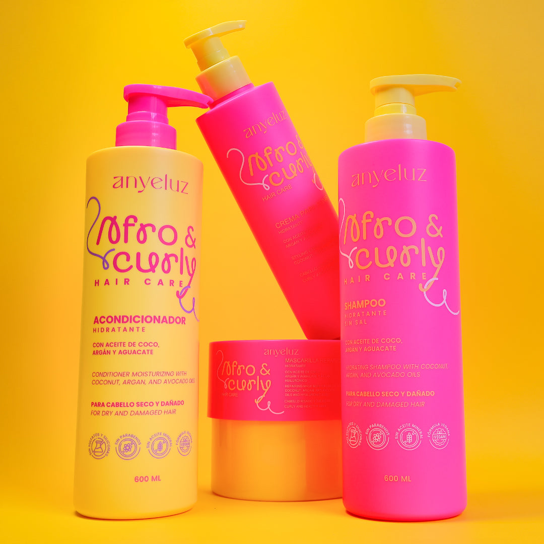 ANYELUZ ACONDICIONADOR HIDRATANTE AFRO & CURLY 600ML