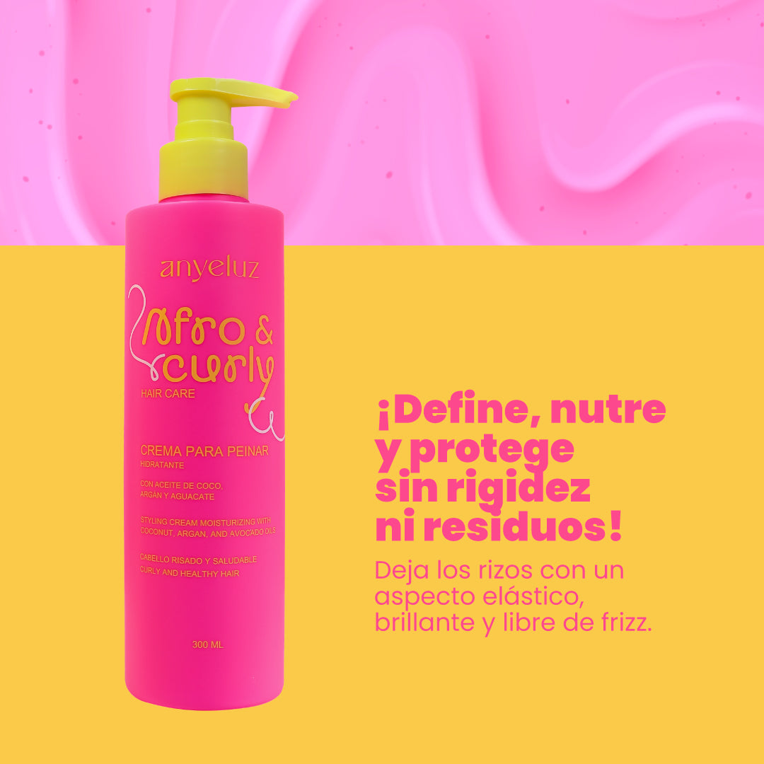 ANYELUZ CREMA PARA PEINAR HIDRATANTE AFRO & CURLY 300ML