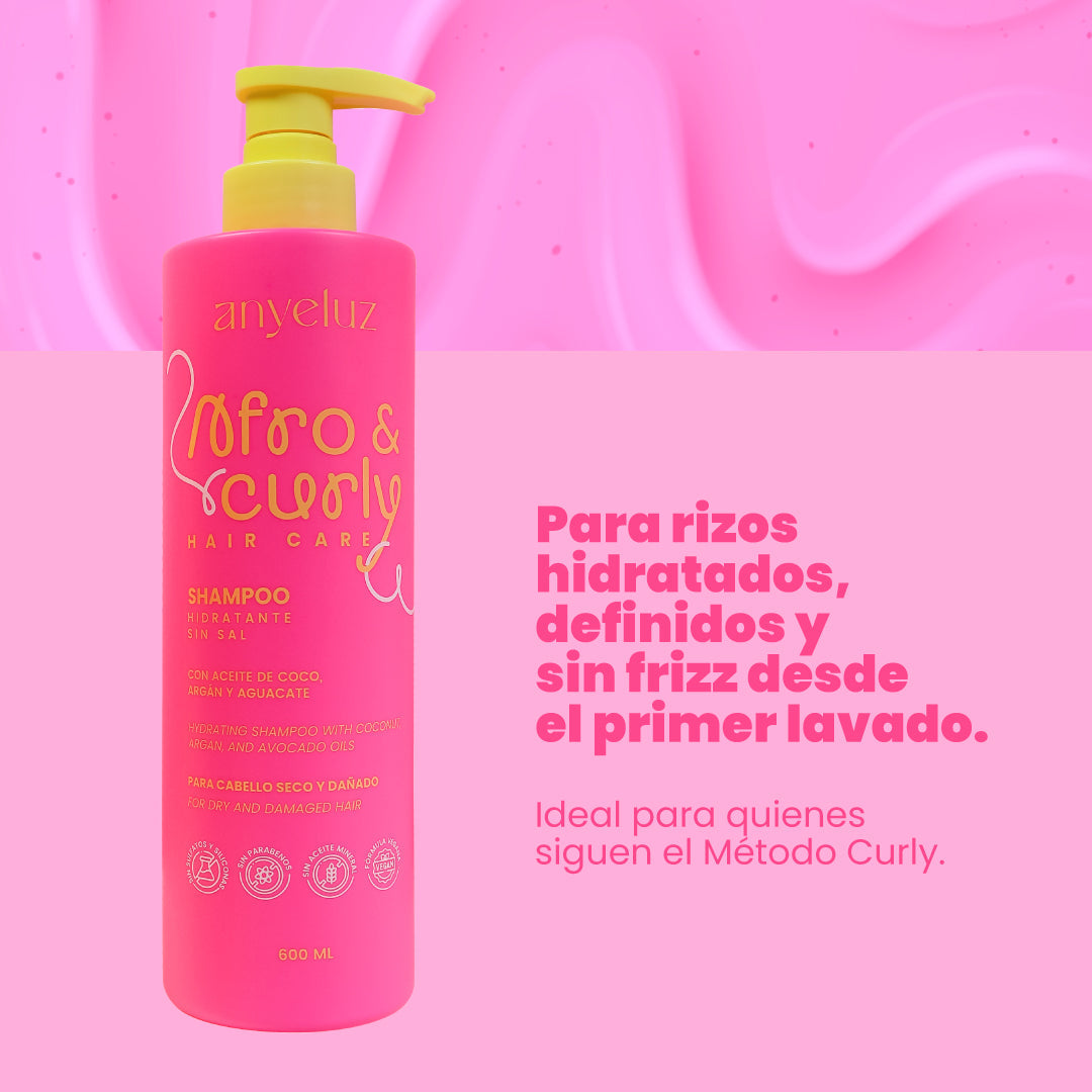 ANYELUZ SHAMPOO HIDRATANTE AFRO & CURLY 600ML