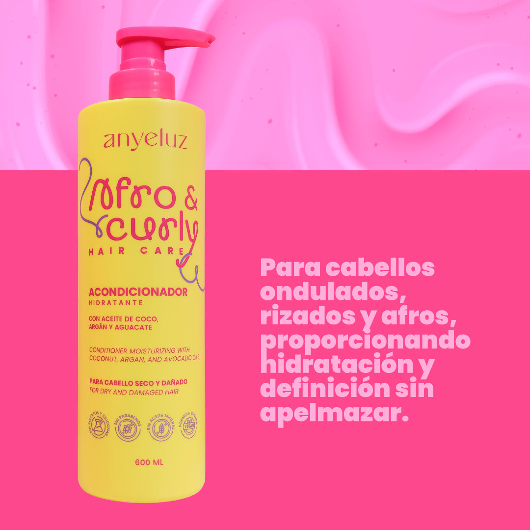 ANYELUZ ACONDICIONADOR HIDRATANTE AFRO & CURLY 600ML