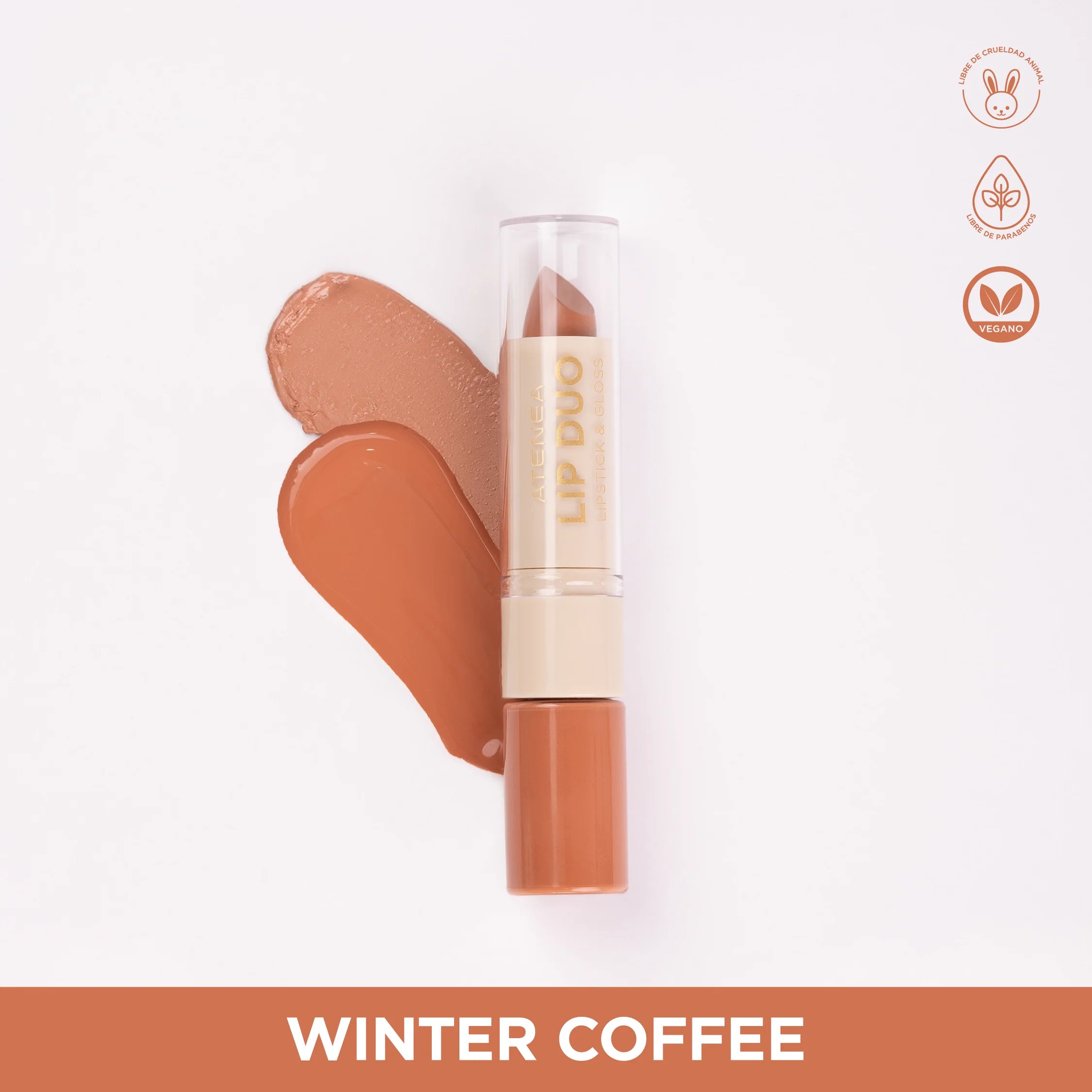 ATENEA LIP DUO LIPSTICK Y GLOSS COLLECTION