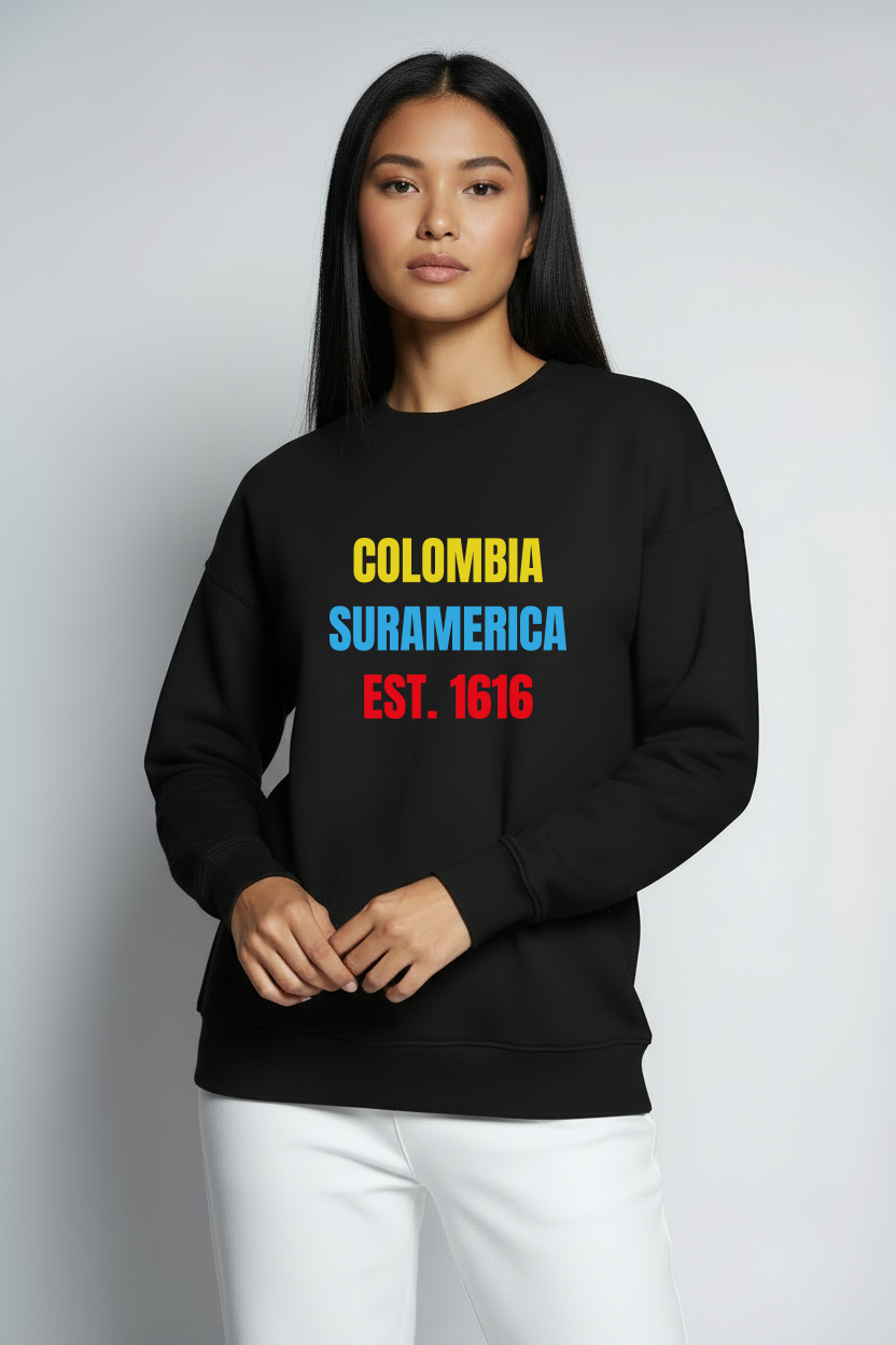 Hoodie “Colombia Suramérica Est. 1616”