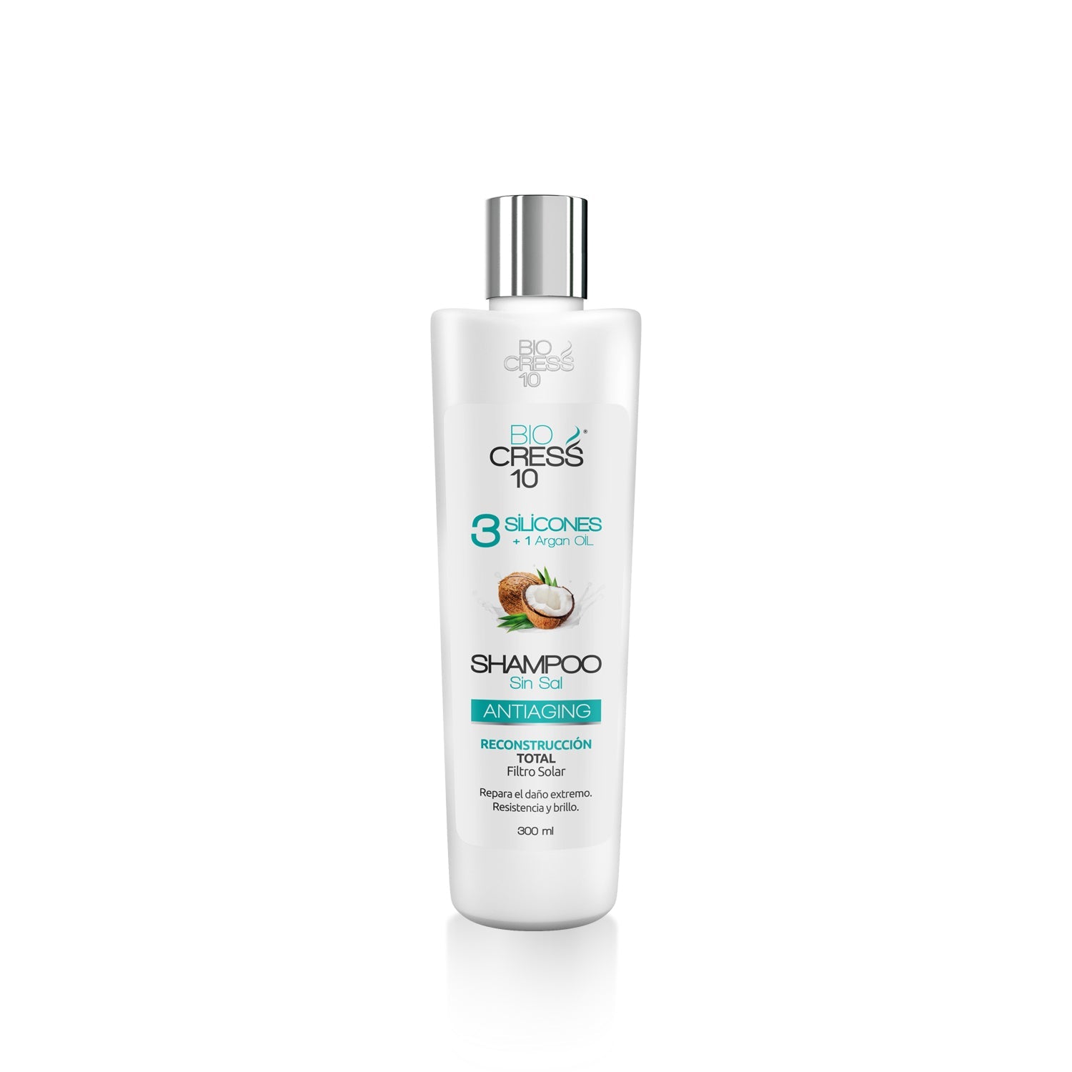 Biocress 10 SHAMPOO 3 SILICONES + 1 ARGAN OIL 300ml