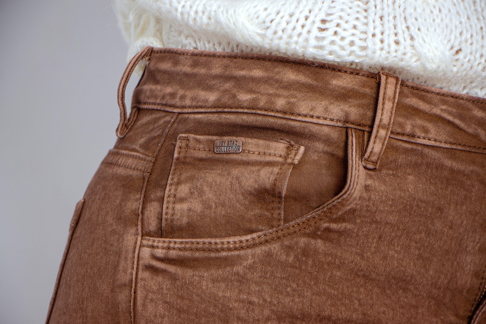 Joy Staz Colombian Jeans Skinny Clasico Tiro Alto Levanta Cola 116014 Jeans Colombianos