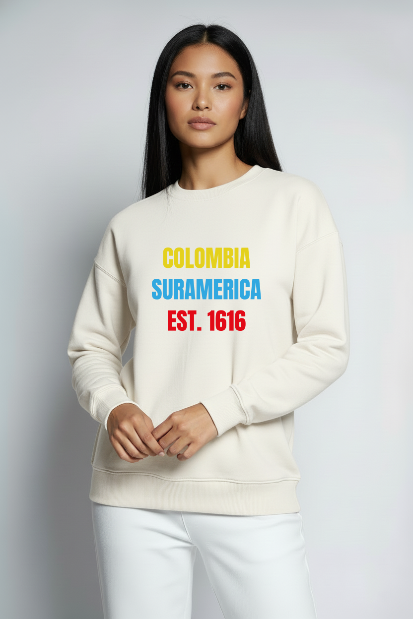 Hoodie “Colombia Suramérica Est. 1616”