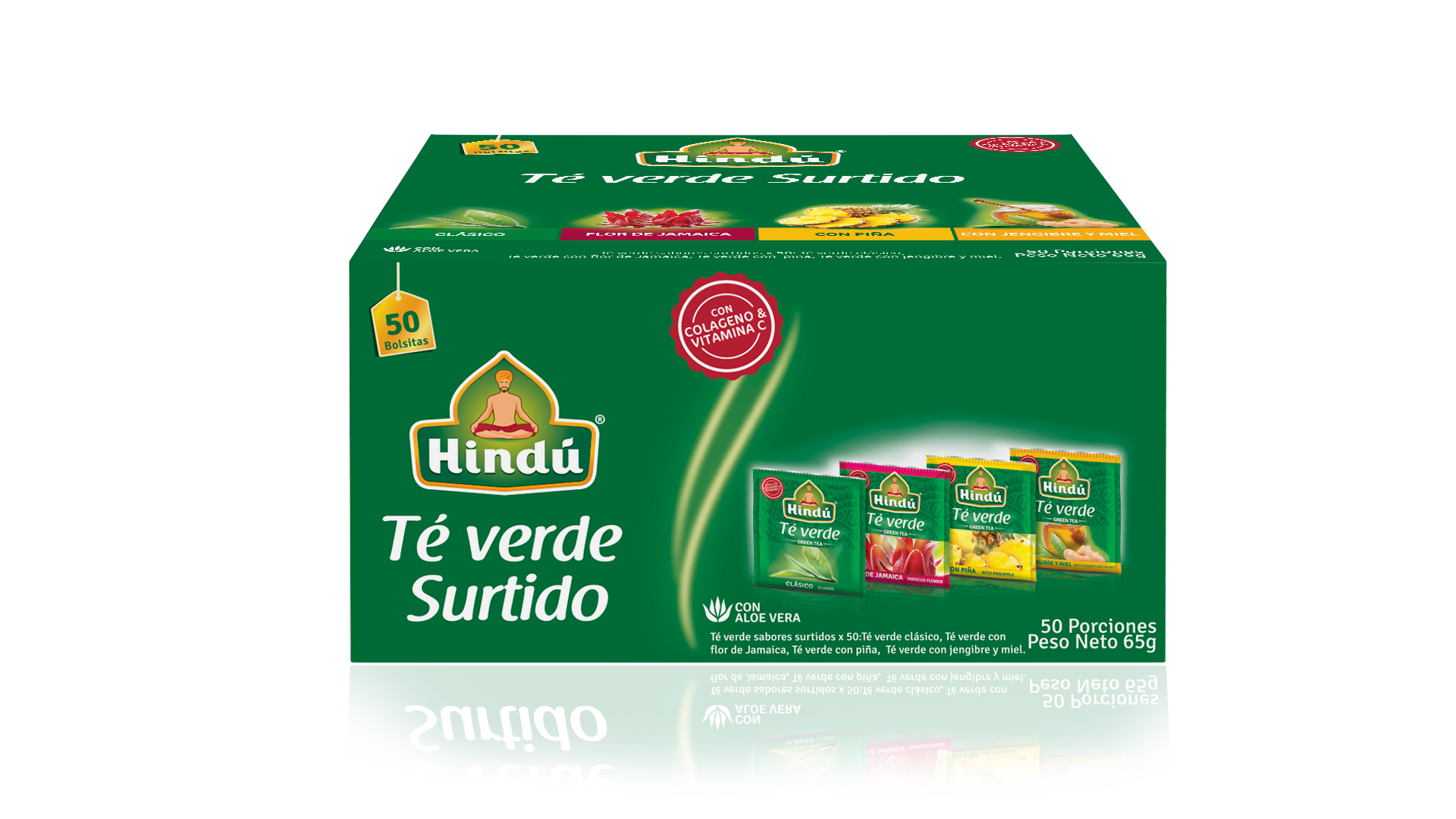 HINDU Assorted Green Tea x50 units