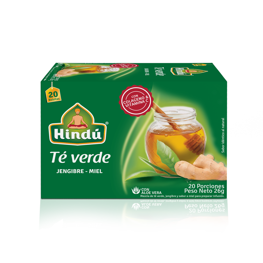 HINDU Green Tea Ginger Honey x20 units