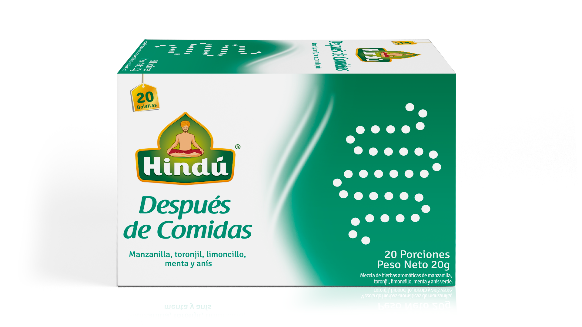 Te HINDU Despues de Comidas x20unidades