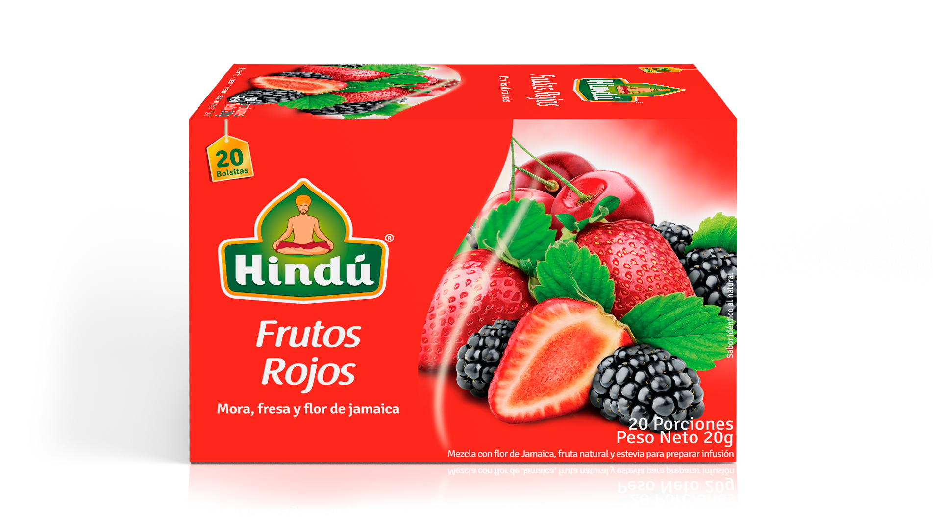HINDU Infusion Frutal Frutos Rojos x20