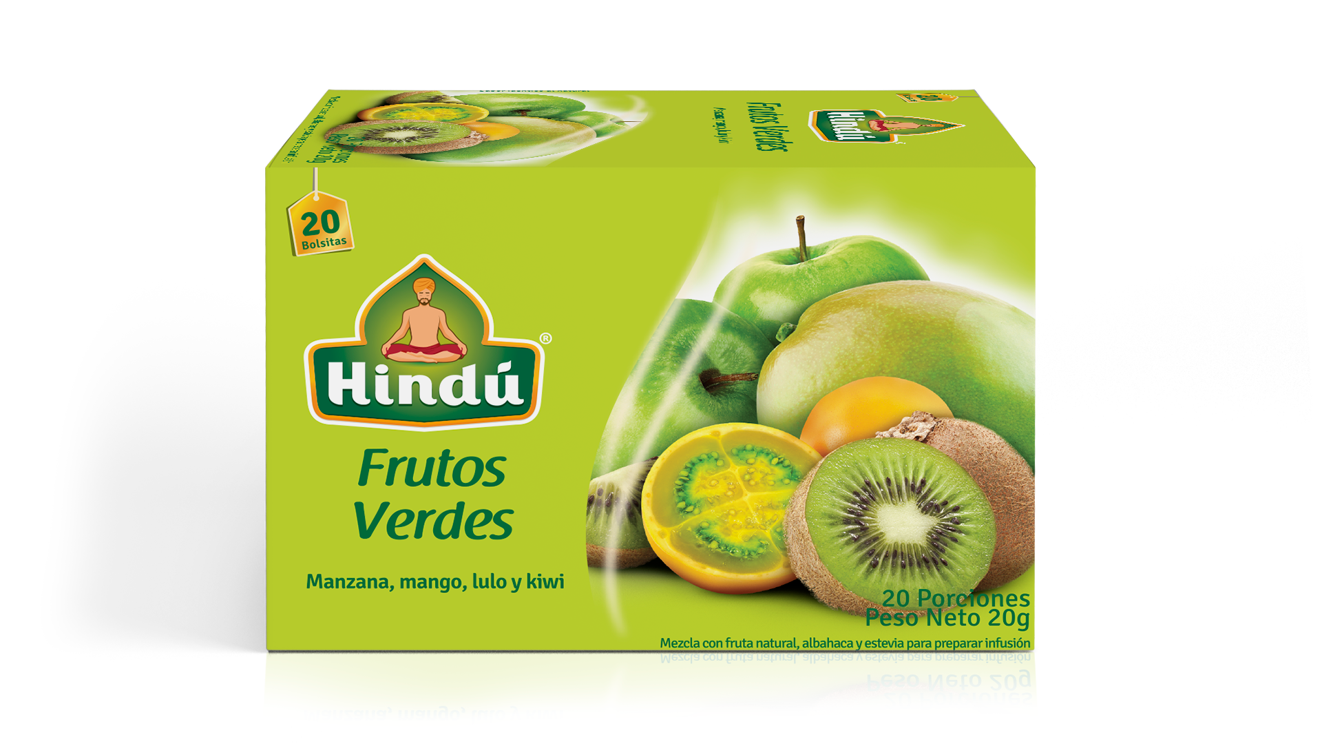 HINDU Infusion Frutal Frutos Verdes x20
