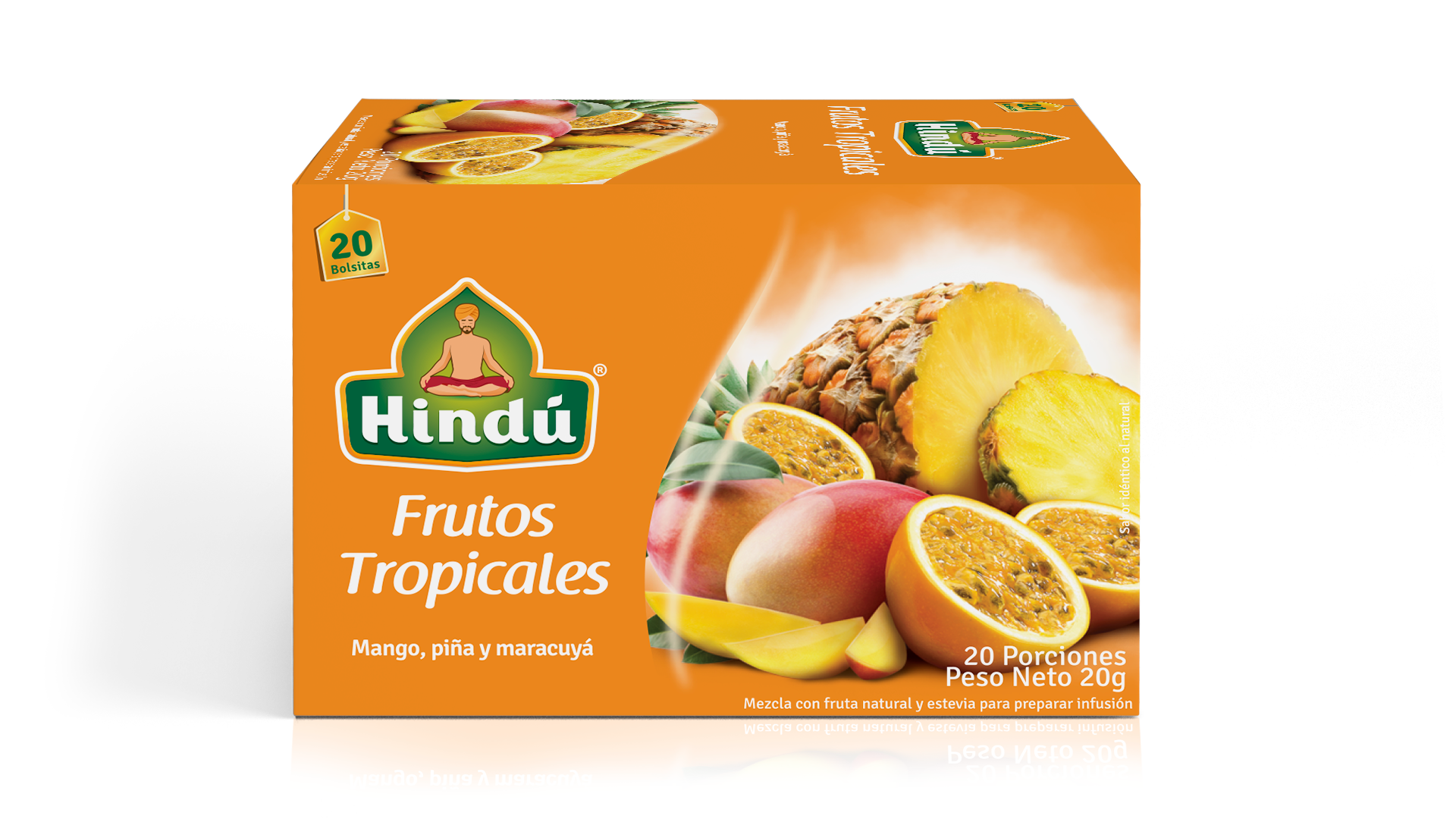 HINDU Infusion Frutal Frutos Tropicales x20