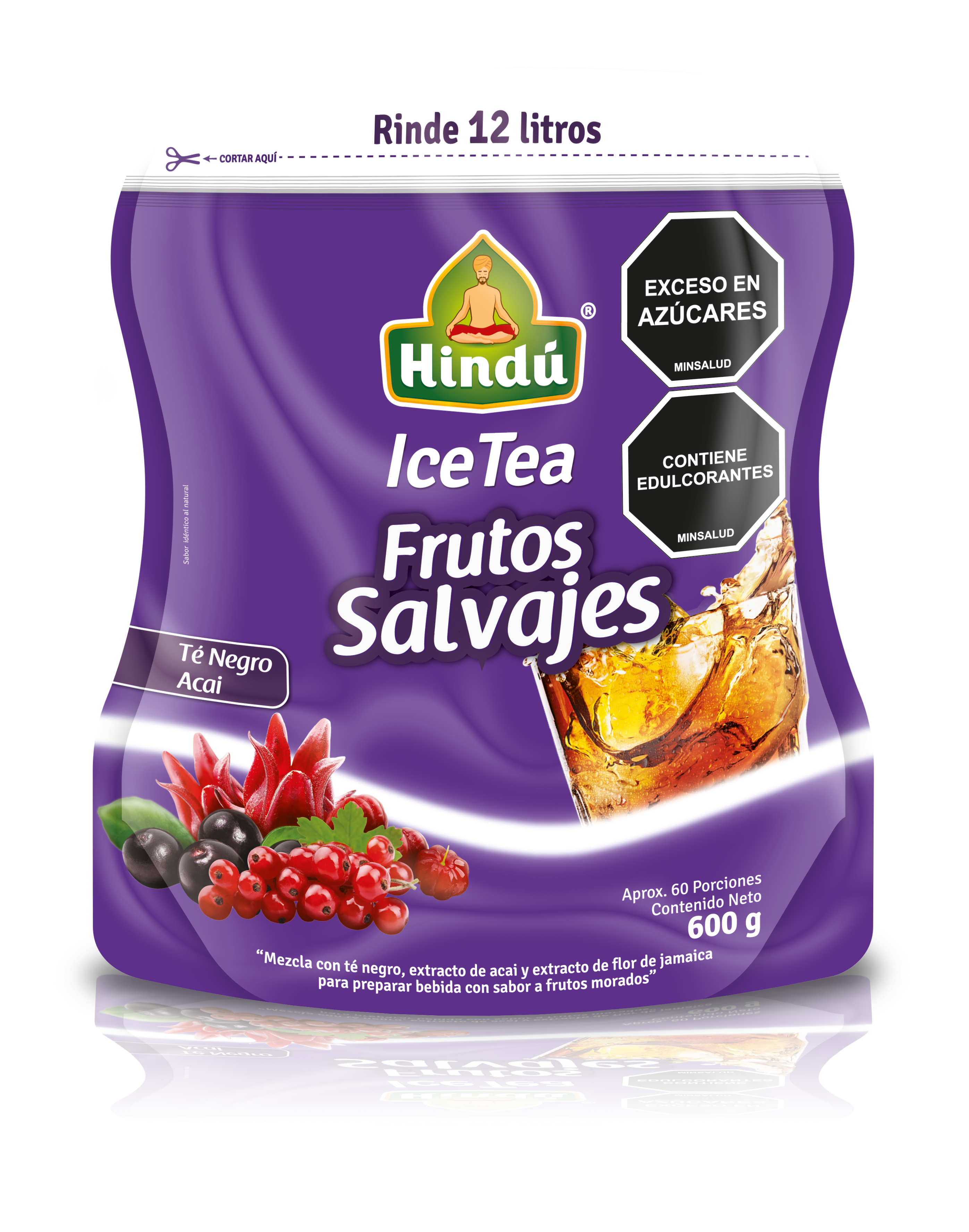 HINDU Ice Tea Frutos Salvajes x600gr
