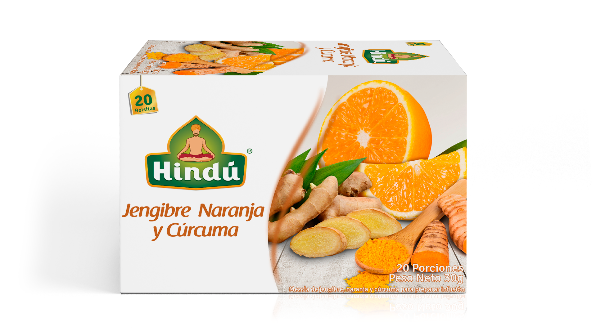 HINDU Ginger, Orange and Turmeric x20 units