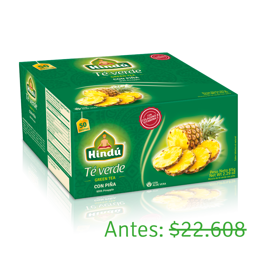 HINDU Green Tea with Pineapple x50 units